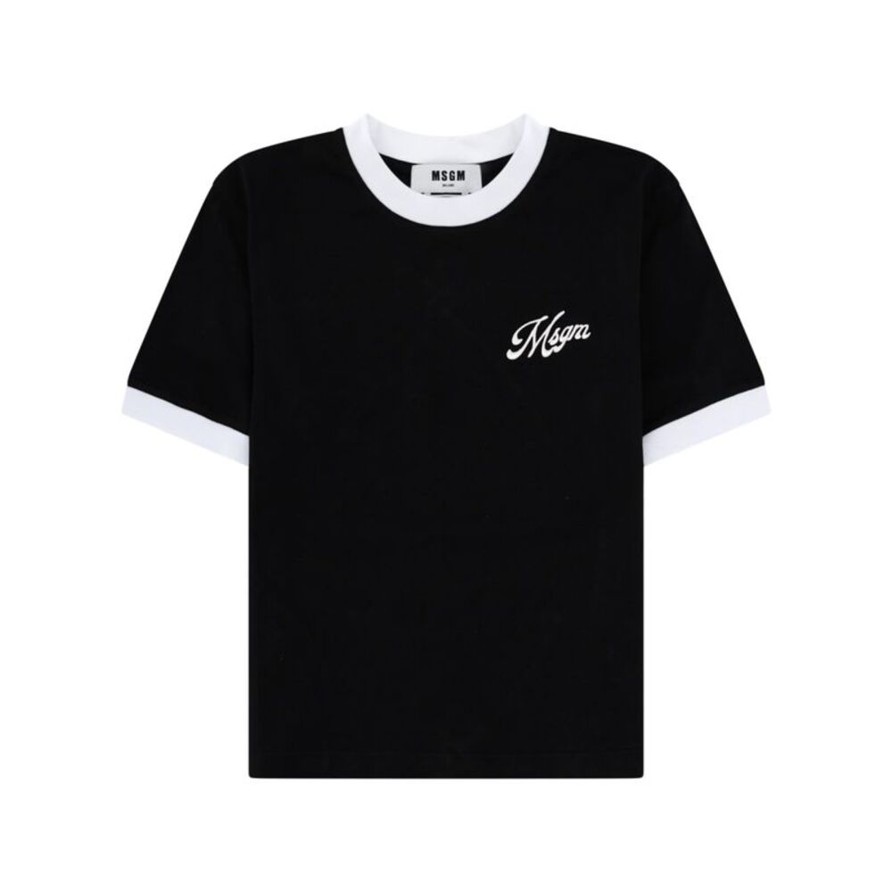 Msgm Women T-Shirt Con Logo